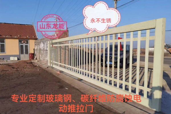 定制玻璃鋼、碳纖維防腐蝕電動(dòng)推拉門
